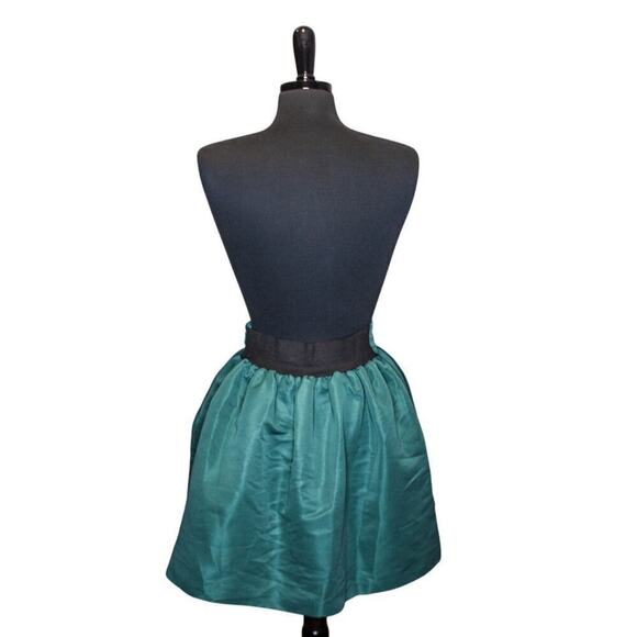 Kimchi Blue Full Mini Skirt Bow Green Circle Coquette Feminine Size M - Picture 3 of 4